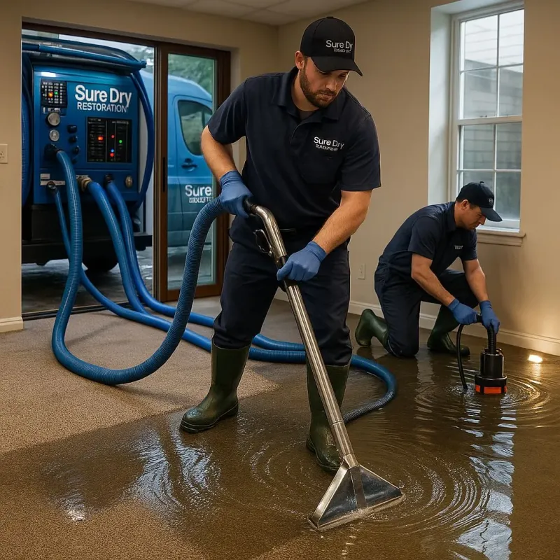 Water Extraction and Removal process in Copperas Cove, TX
